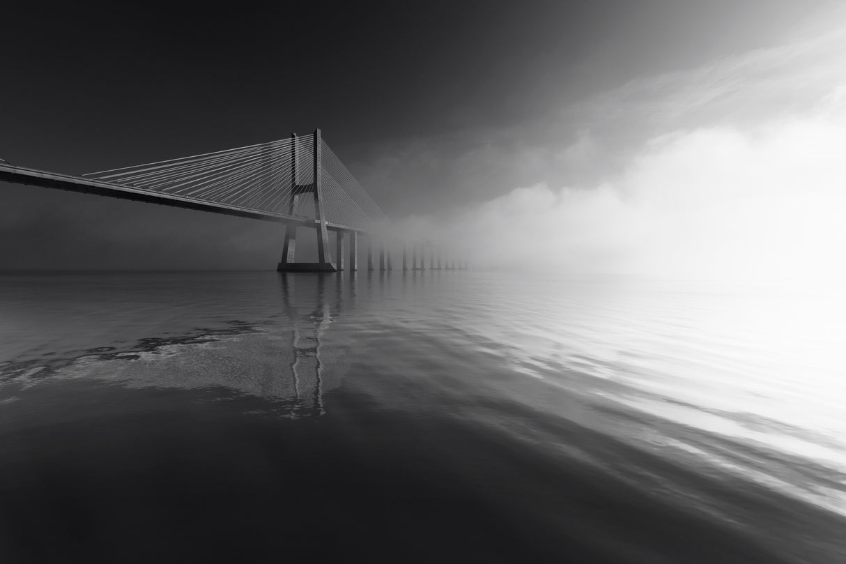 Vasco da Gama bridge, Lisbon Poster och Canvastavla