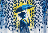 Umbrella Girl Poster och Canvastavla
