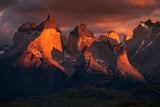 Cordillera Paine Poster och Canvastavla