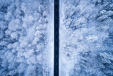 A Frosty Road Poster och Canvastavla