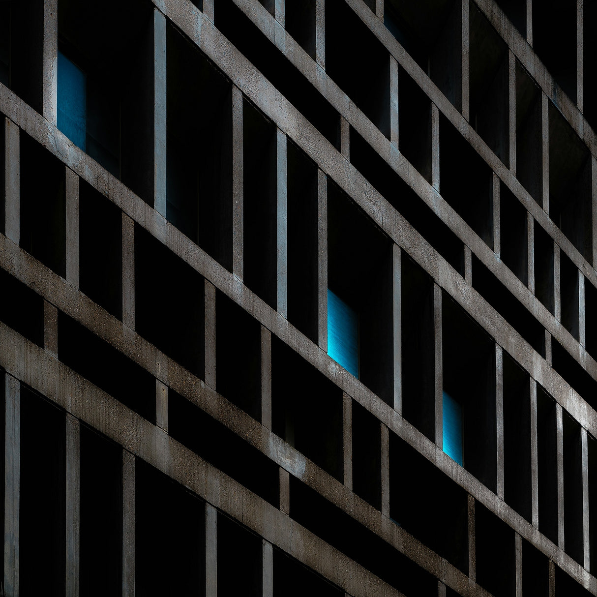 Blue vision Poster och Canvastavla