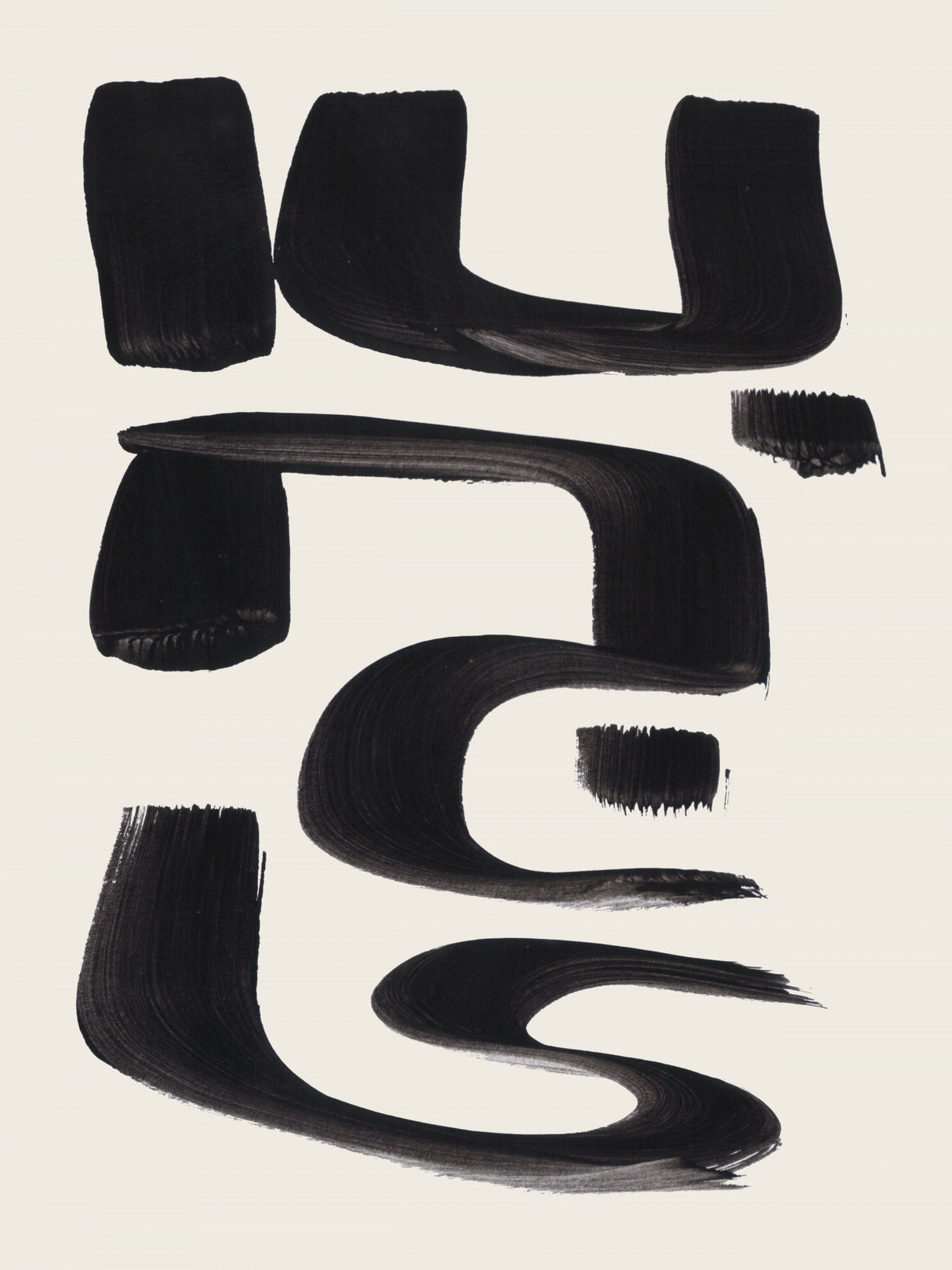 Abstract Arabic Poster och Canvastavla