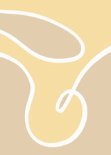 Shape 14 Yellow Poster och Canvastavla