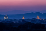 Heritage from The past, passed on to the future, Pagodas still Stand tall, amongst the nature.. Poster och Canvastavla