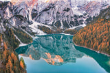 Braies in autumn Poster och Canvastavla