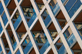 Blue balconies Poster och Canvastavla