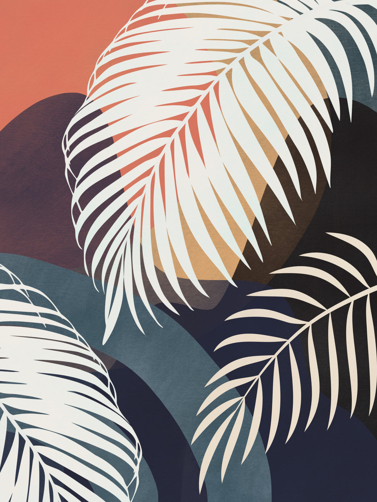 Albino Palm Poster och Canvastavla