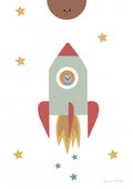 Solar Rocket Poster och Canvastavla