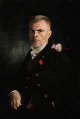 Portrait with mouse Poster och Canvastavla