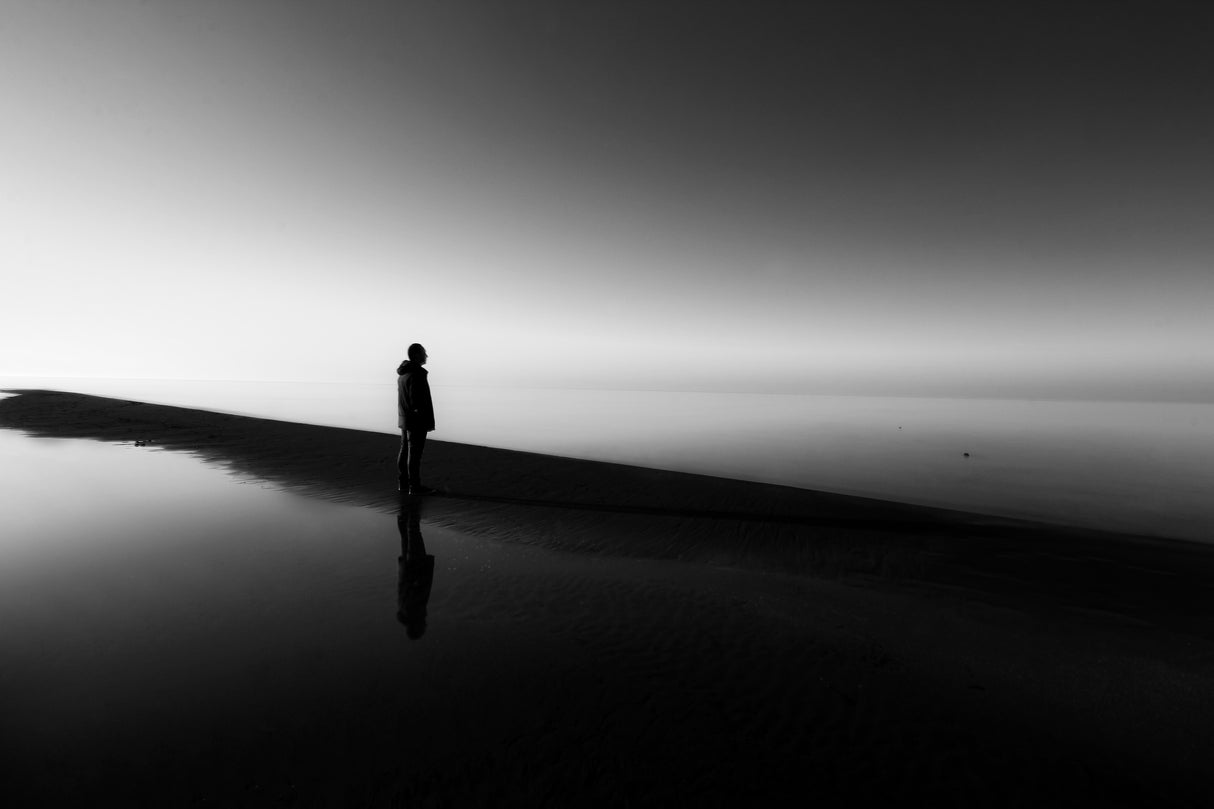 Alone among light and darkness Poster och Canvastavla