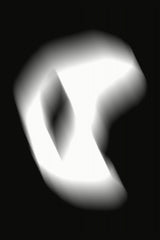White blurry object 04 Poster och Canvastavla