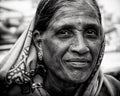 visiting Varanasi (bnw) Poster och Canvastavla