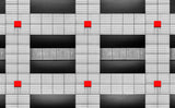 Red squares Poster och Canvastavla