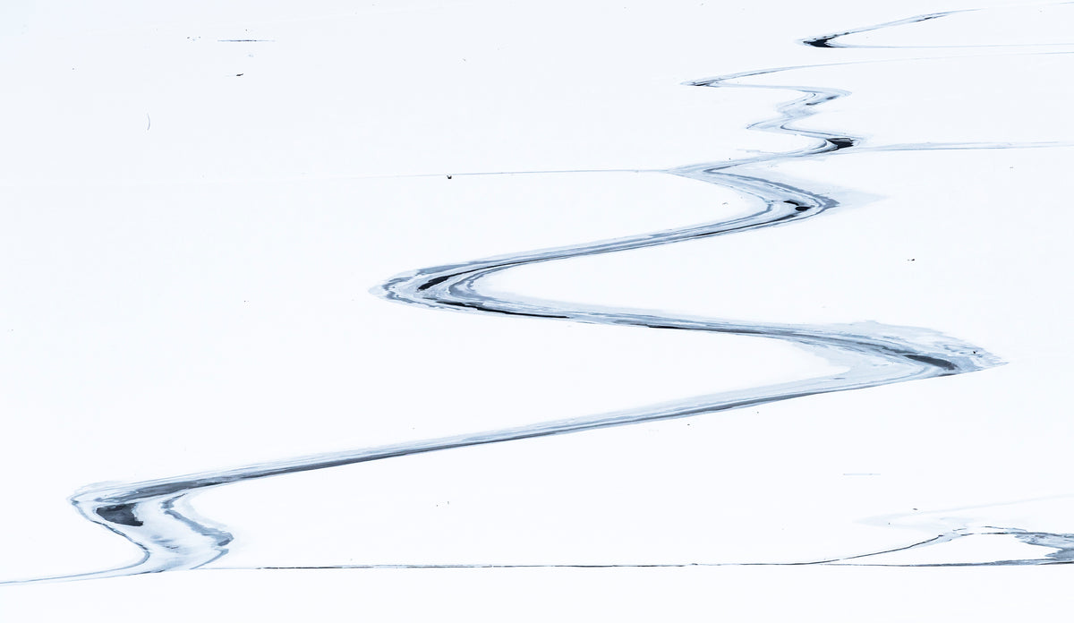 lines on the ice Poster och Canvastavla