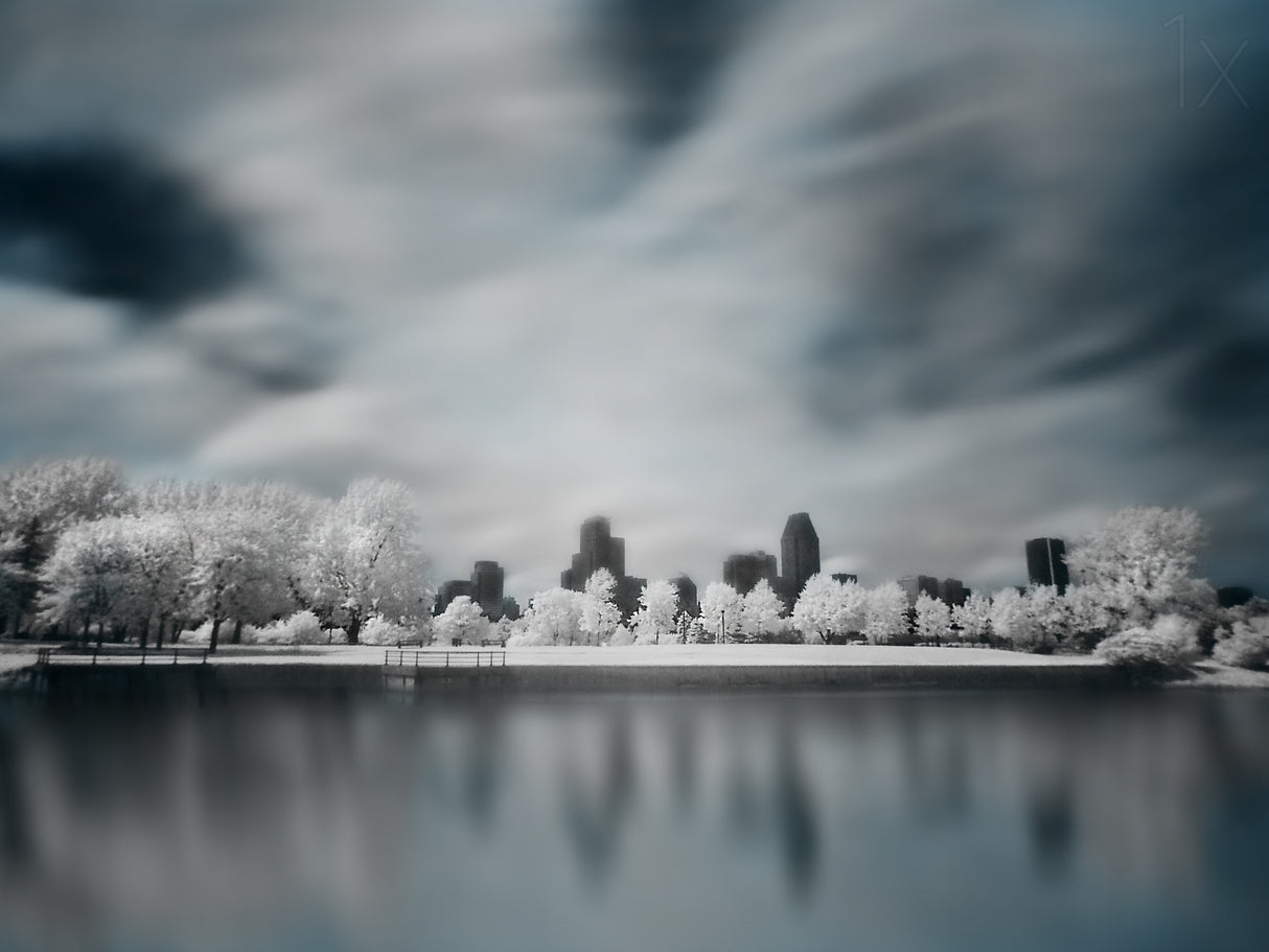 Winter City Poster och Canvastavla