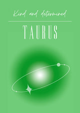 Taurus Zodiac Print Art Poster och Canvastavla