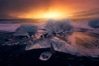Jokulsarlon´s sunrise II Poster och Canvastavla