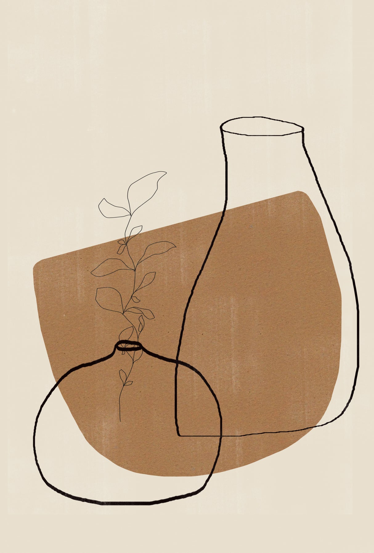 Vases No12. Poster och Canvastavla