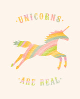 Unicorns Are Real Poster och Canvastavla