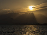 amazing sunset and great sea view Poster och Canvastavla