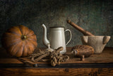 Still Life with Pumpkin II Poster och Canvastavla