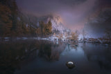 First snow in Valley Poster och Canvastavla