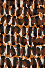 Brown Orange Brush Strokes Poster och Canvastavla