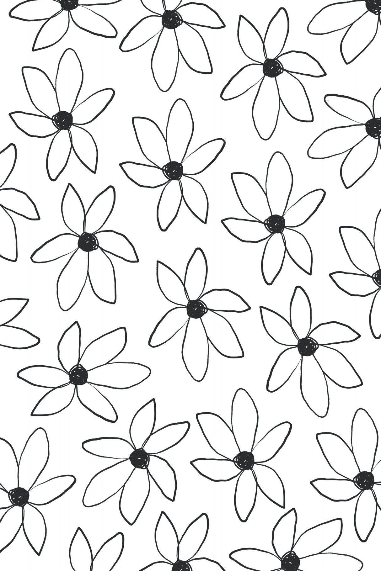 Airy Flowers No 3 Poster och Canvastavla