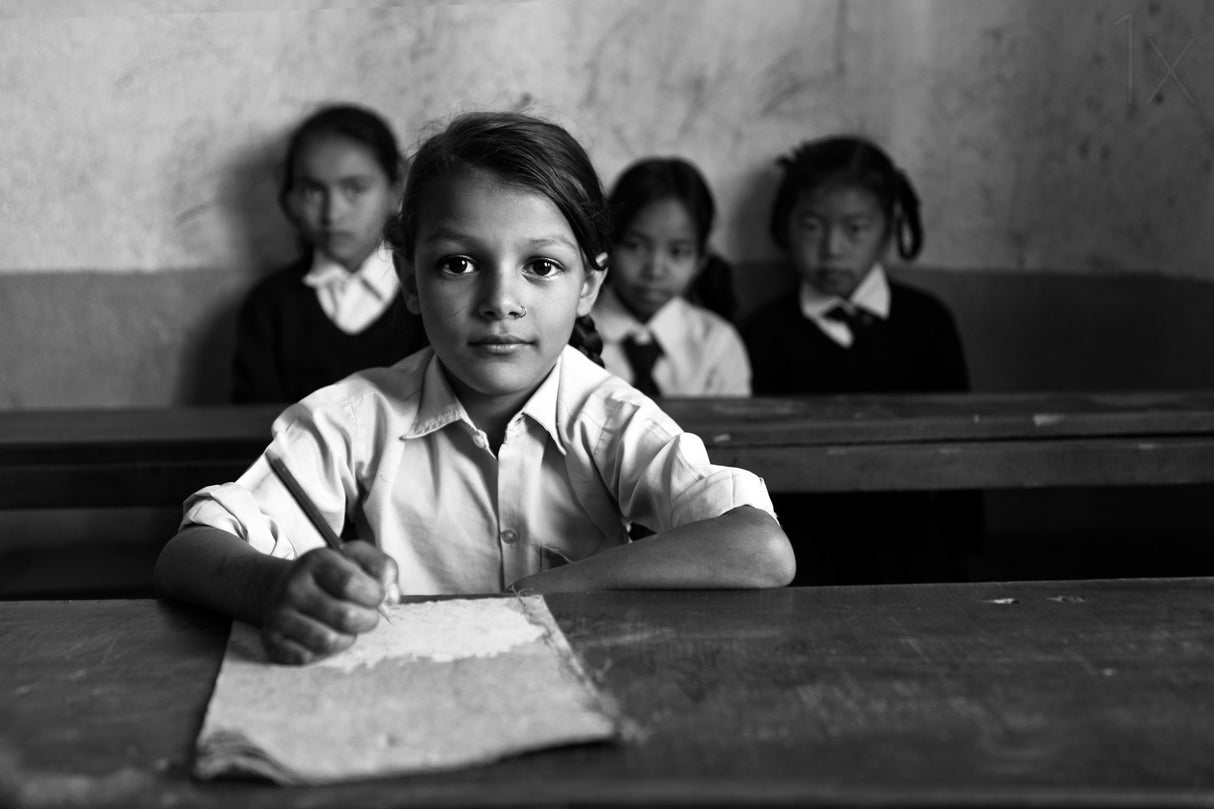School in Nepal Poster och Canvastavla