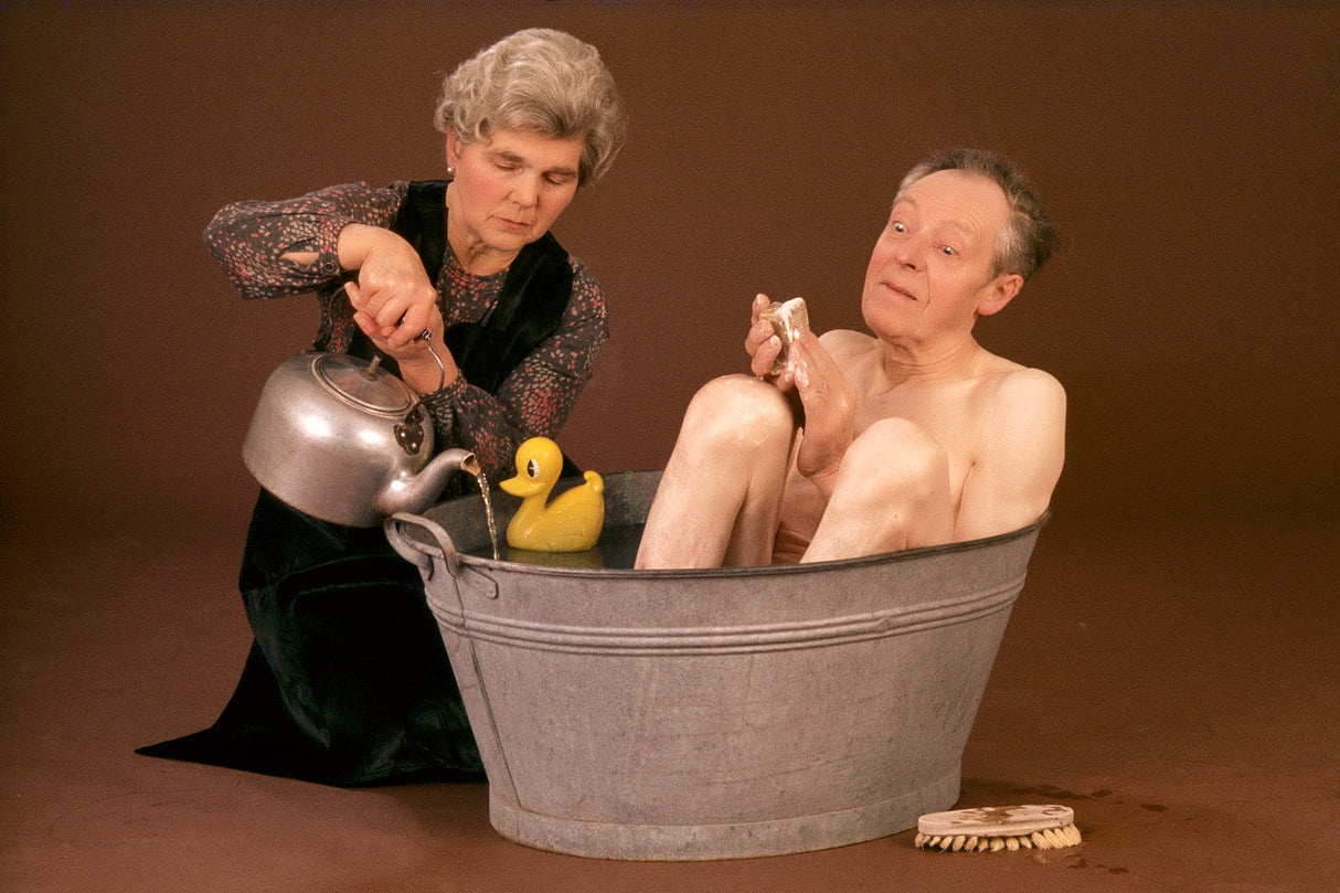 sunday bath Poster och Canvastavla
