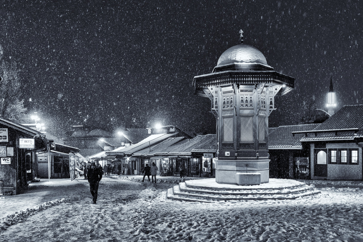 Winter in Sarajevo Poster och Canvastavla