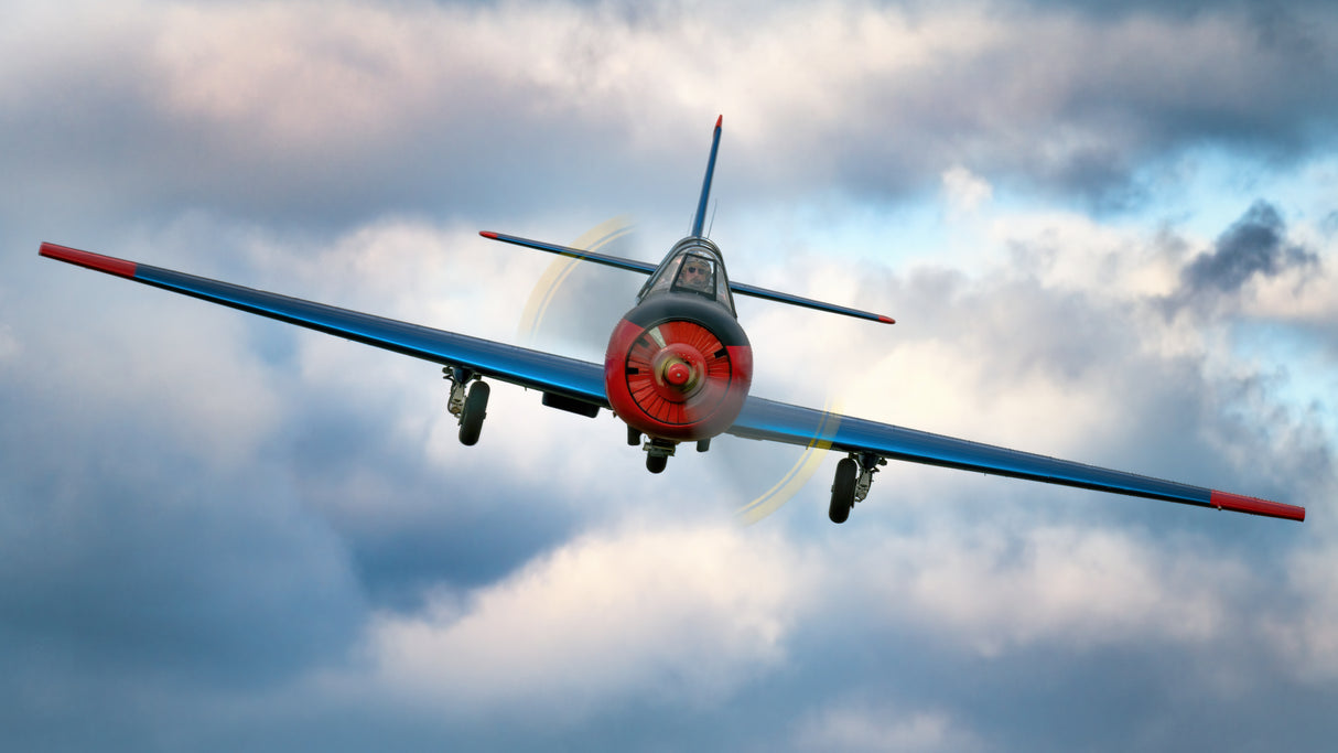 Flying in clouds Poster och Canvastavla