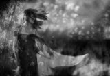 And she came to me one morning, her long hair flowing in the mid-winter wind.... Poster och Canvastavla
