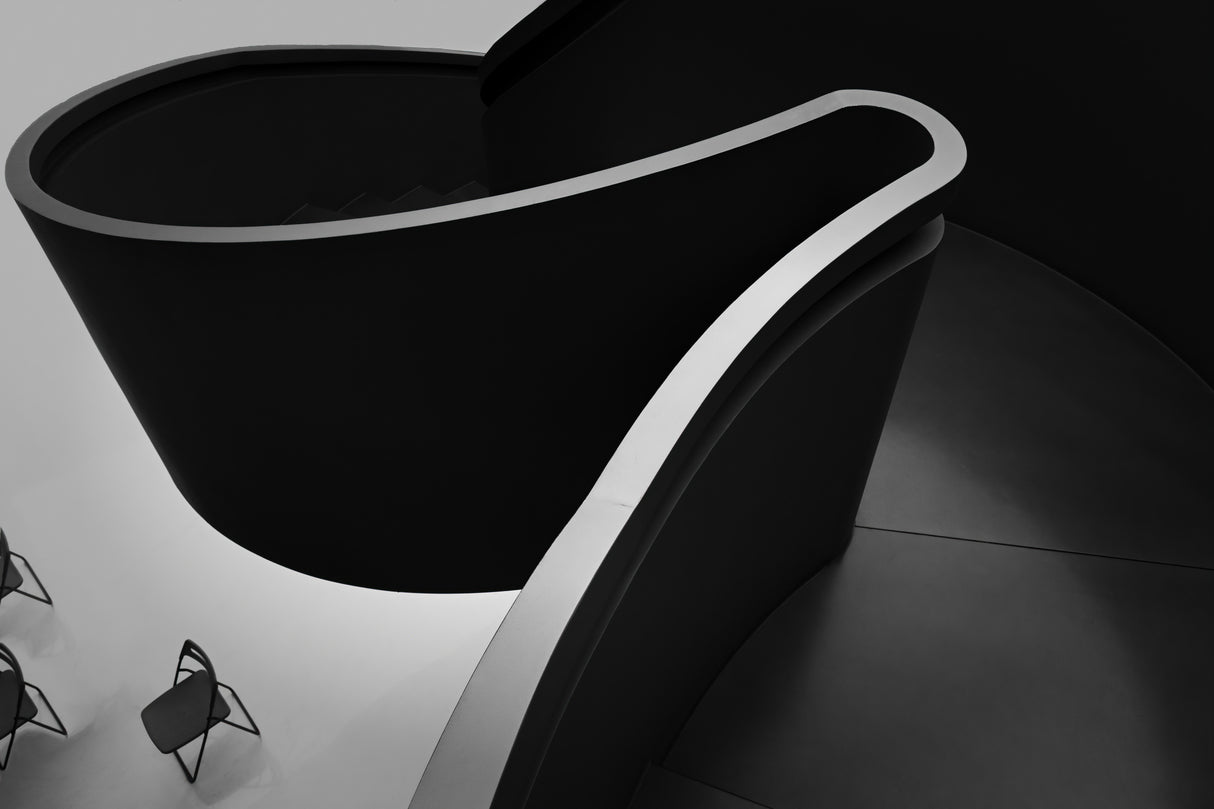 Curve on the staircase Poster och Canvastavla