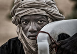 Peul boy a the gerewol festival-Niger Poster och Canvastavla