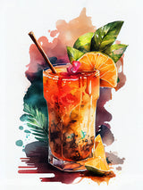 Drinks cocktail Poster och Canvastavla