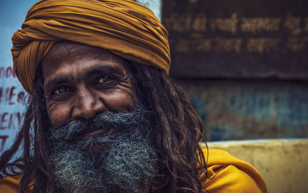 Sadhu smile Poster och Canvastavla