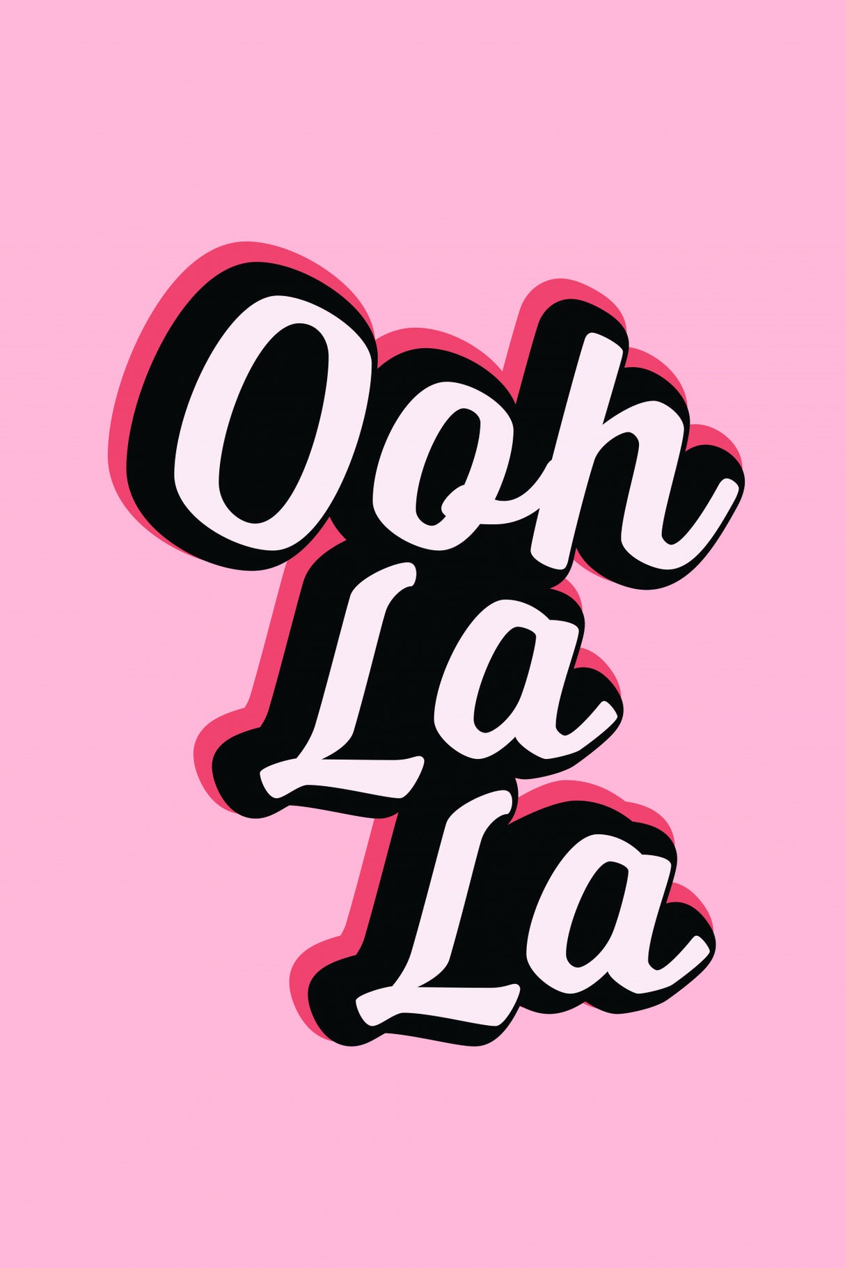 Ooh La La Poster och Canvastavla