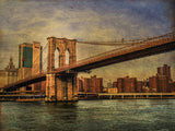Brooklyn Bridge Poster och Canvastavla