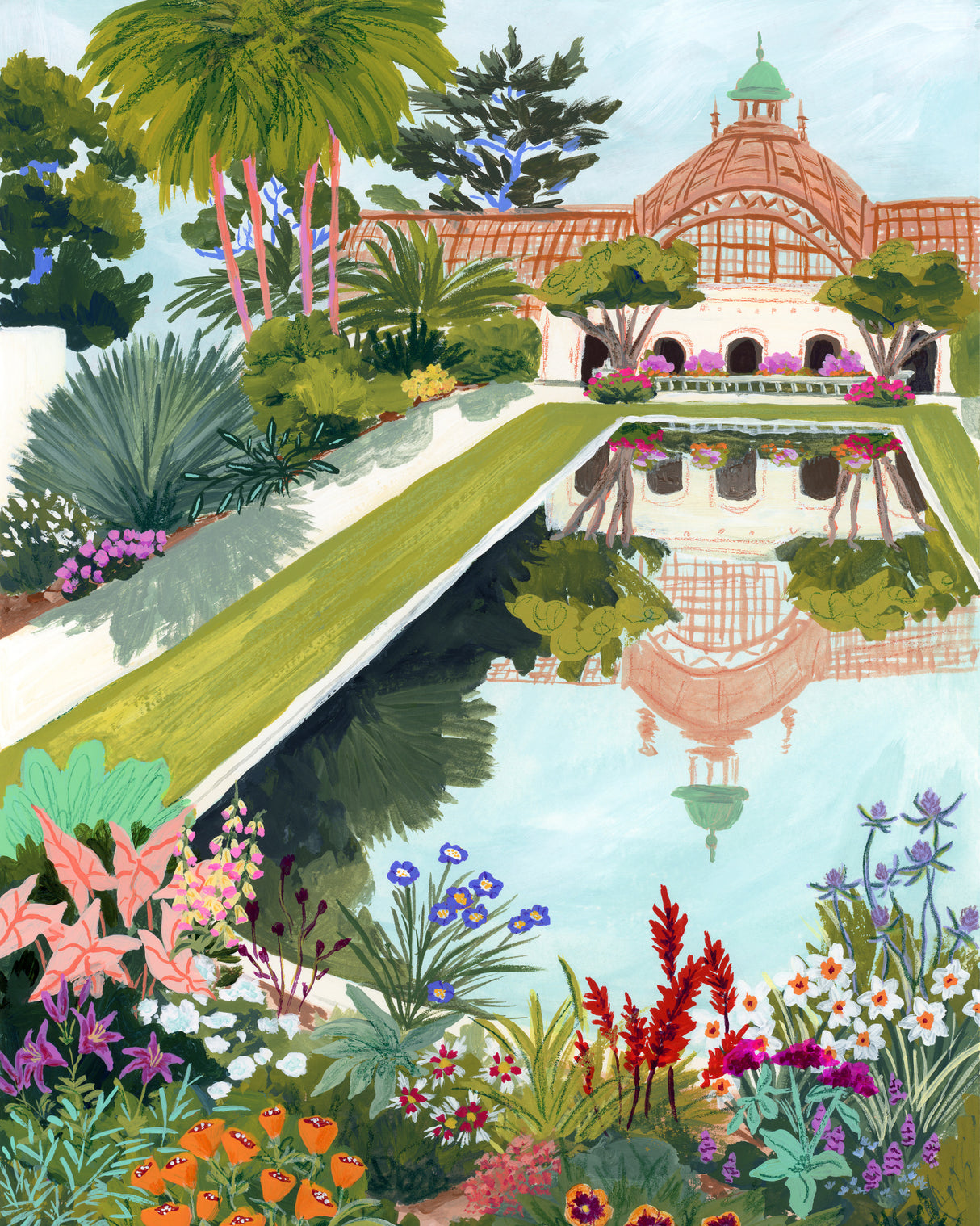 Balboa Park Poster och Canvastavla
