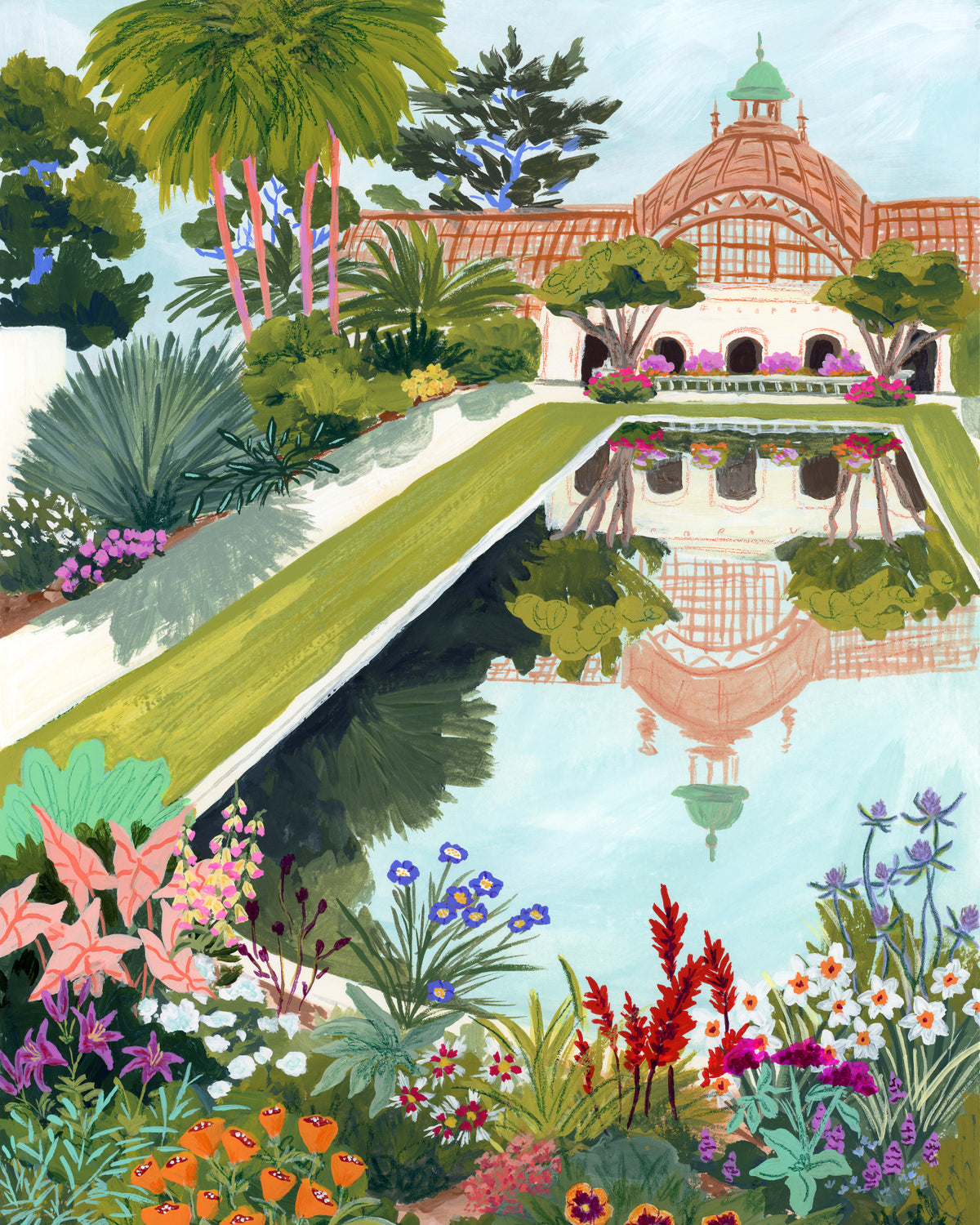 Balboa Park Poster och Canvastavla