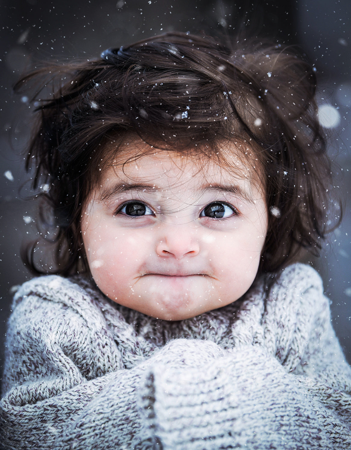 Winter Portrait Poster och Canvastavla