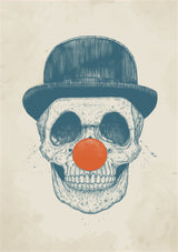 Dead Clown Poster och Canvastavla