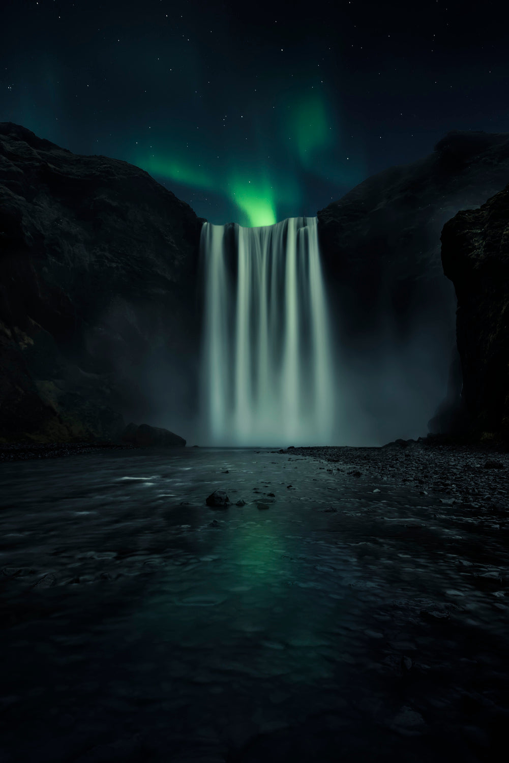 Green night Poster och Canvastavla