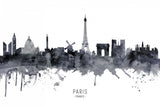 Paris France Skyline Poster och Canvastavla
