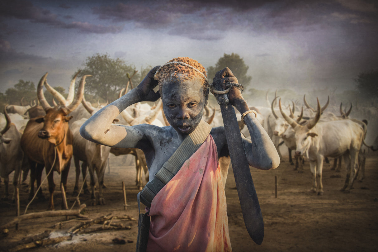 Working boy,Mundari Poster och Canvastavla