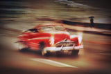 Vintage car,Havana Fantasy Poster och Canvastavla