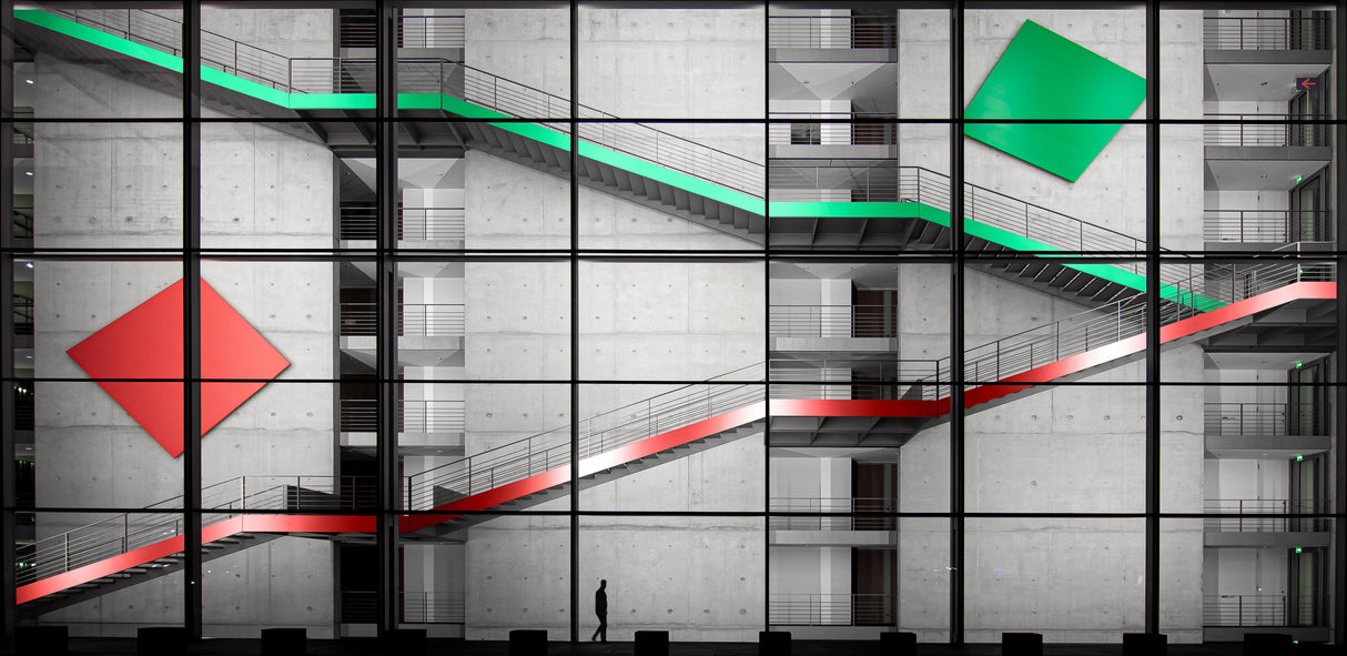 Stairs Poster och Canvastavla