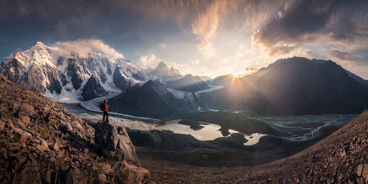 Mount Bogda 5445 《天山来客》 Poster och Canvastavla