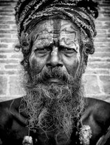 sadhu_DSC9091 (b&amp;w) Poster och Canvastavla